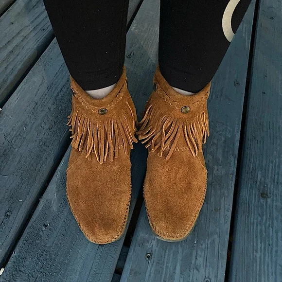 Genuine Minnetonka booties - Picture 4 of 8